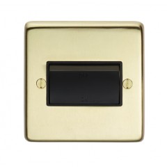 fan isolator switch in polished brass