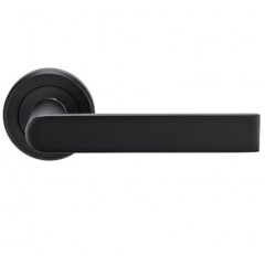 Serozzetta Edge Lever Handles in Matt Black