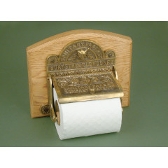 victorian toilet roll holder brass