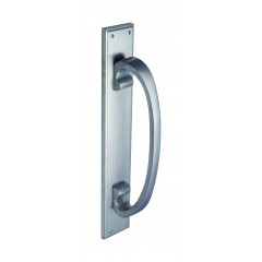 satin chrome pull handle