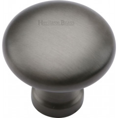 Victorian Round Cabinet Knobs Matt Bronze