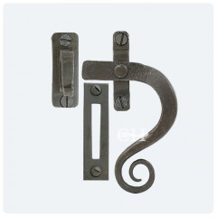 Right hand monkeytail window fastener