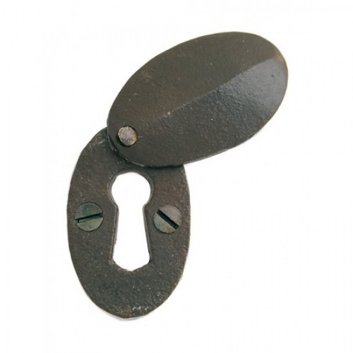 From the Anvil 33232 Black Beeswax Keyhole Escutcheon From Cheshire