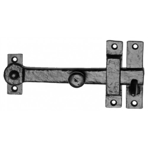 Kirkpatrick Surface Latch Bar in Black Argent Or Pewter Finish from