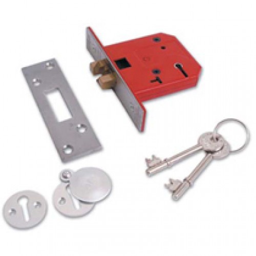 Union 2401 5 Lever Sliding Door Claw Locks in SCP from Cheshire