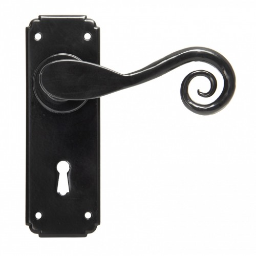 From The Anvil 33279 Black Monkeytail Handles On Lock Backplate