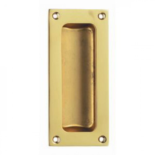 Carlisle Brass AQ90 Brass Rectangular Sliding Door Flush pulls Door