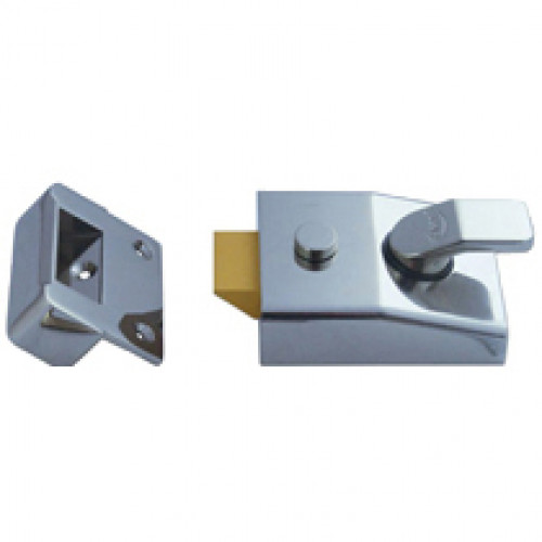 Yale Deadlocking Nightlatch Lock In Chrome From Cheshire