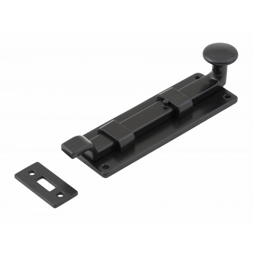 Stonebridge Knob Slide Door Bolts Black Necked Door handles & door