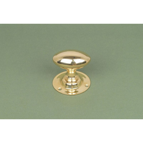 thumbnail image 2 of Solid Brass Victorian Oval Mortice Lever Door Knobs – Pair With Pull Handles 2 of 6