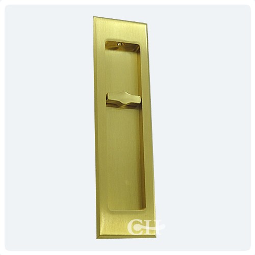 Pocket Door Flush Pull Handles in Chrome, Nickel, Brass and Bronze