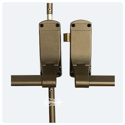 Panic Bolts in Old Penny Bronze Finish from Cheshire Hardware Door
