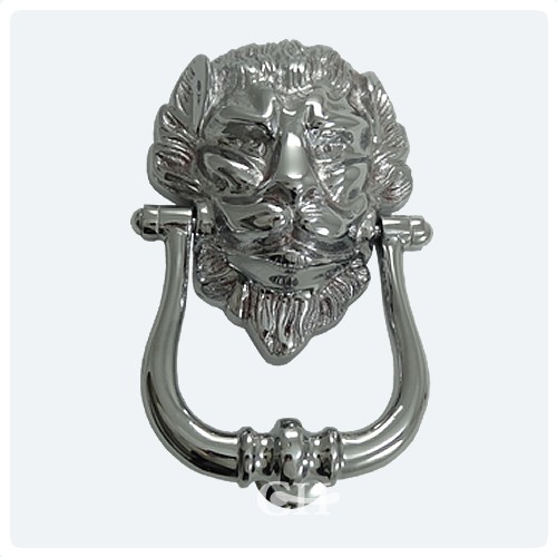 Croft 1768 Lions Head Door Knocker Nickel Chrome Bronze Or Brass