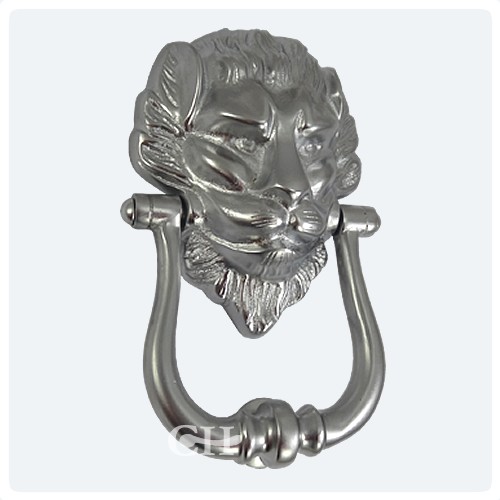 Croft 1768 Lions Head Door Knocker Nickel Chrome Bronze Or Brass