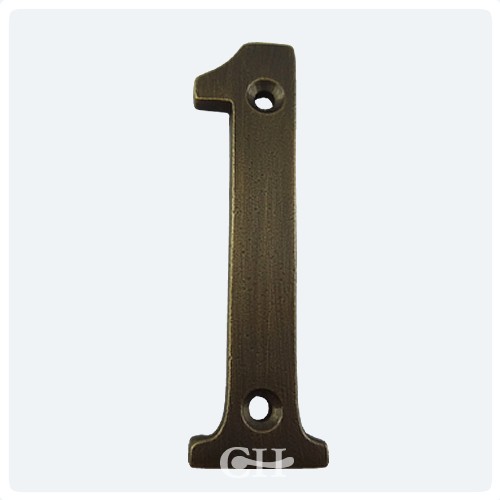 Croft 1769 Door Numerals Numbers In Brass Bronze Chrome And Nickel Antique Brass; IBMA Bronze - Croft 1769 Door Numerals Numbers In Brass Bronze Chrome And Nickel