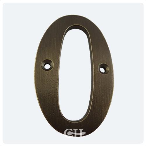 Croft 1769 Door Numerals Numbers in Brass Bronze Chrome and Nickel