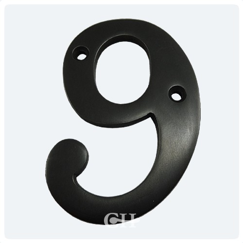 Croft 1769 Door Numerals Numbers in Brass Bronze Chrome and Nickel