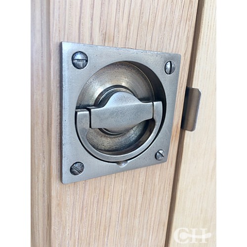 Croft 1805 Flush Ring Handles in Chrome or Nickel Finishes From