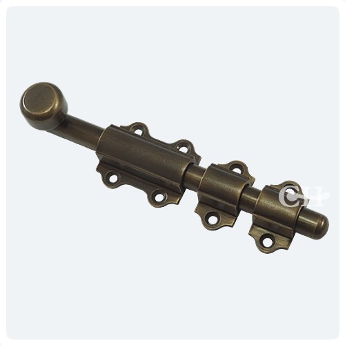 Croft 4557 Dutch Skeleton Door Bolt in Brass or Bronze with a Locking