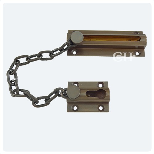 Croft 4559 Heavy Door Chains in Brass or Bronze with a Locking option Door handles & door
