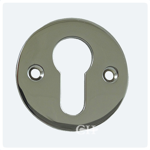 Croft 4573 Euro Escutcheons in Brass Bronze Chrome or Nickel Door