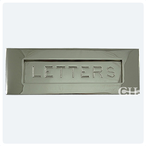 Croft 6355 Engraved Letter Plates in Chrome Nickel Brass or Bronze