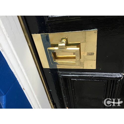 Croft 1931 Edinburgh Front Door Pull Handle in Brass Chrome, Nickel or