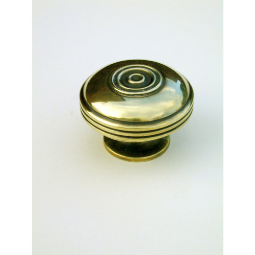 Large Bloxwich Period Cupboard Knobs Aged Brass From Cheshire