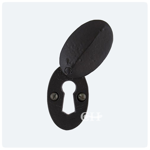 From the Anvil 33254 Black Covered Keyhole Escutcheon from Cheshire