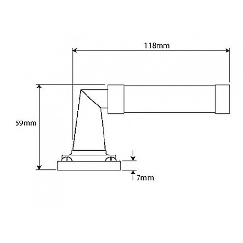 Finesse Design Pewter FD143 FD144 Milton Lever Door Handles on Lock