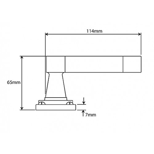 Finesse Design Pewter FD161 FD162 Eden Lever Door Handles on Keyhole