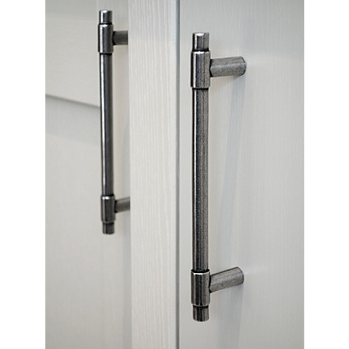 Finesse FD528 FD529 Pewter Door Handles from Cheshire Hardware