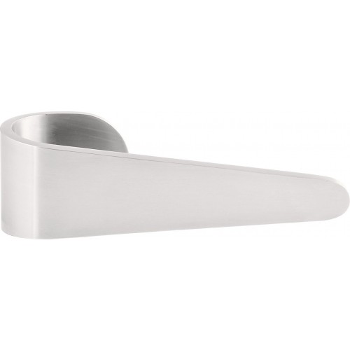 Formani TB100 FOLD Stainless Steel Lever Door Handles On Rose Door