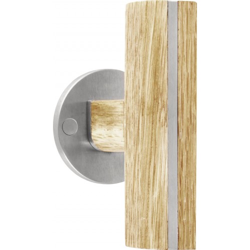 Formani TWO PBT23/50 Stainless Steel Oak or Black Oak Door Handles ...