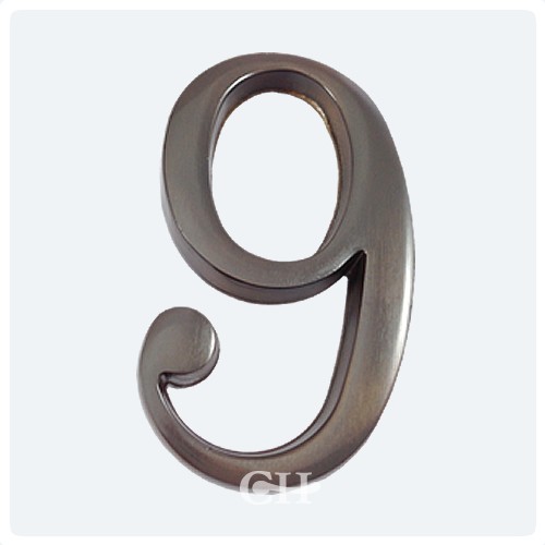 Door Numerals Brass Bronze Chrome or Nickel Door handles & door