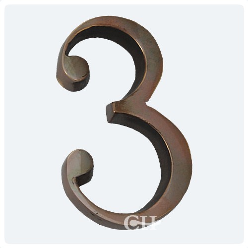 Door Numerals Brass Bronze Chrome or Nickel Door handles & door