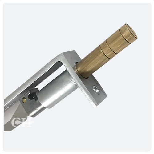 Extended Throw Flush Bolts in Nickel Chrome Brass or Bronze Door