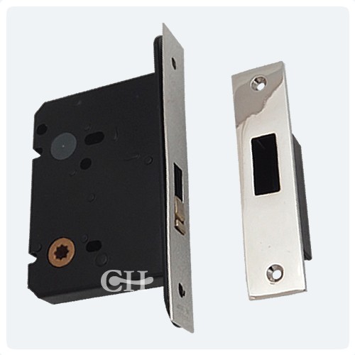 Frank Allart 7560 Pocket Door Bathroom Locks in Chrome, Nickel, Brass