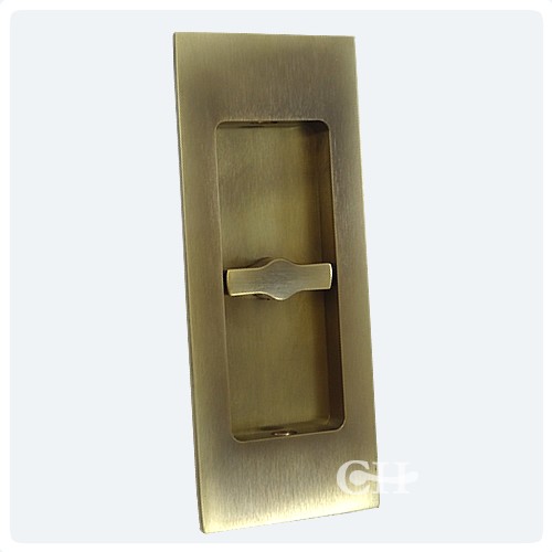 Other Door Hardware Antique Brass Pocket Door Pull