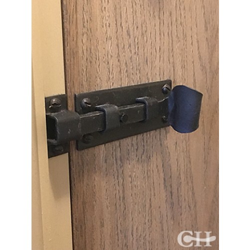 From the Anvil 33127 4 Inch Straight Door Bolts Black Beeswax from Cheshire Hardware Door