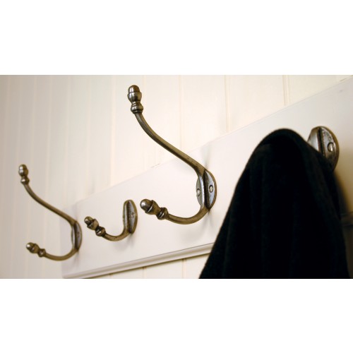 From The Anvil 83543 Hat and Coat Hooks in Pewter look Iron from