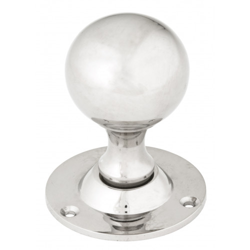 From The Anvil 83626 Polished Nickel Ball Mortice Or Rim Door Knobs Door handles & door