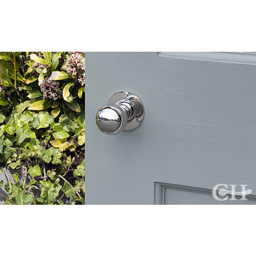 From The Anvil 83626 Polished Nickel Ball Mortice Or Rim Door Knobs