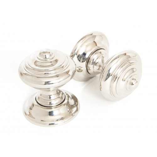 From The Anvil 83863 Polished Nickel Regency Mortice Or Rim Door Knobs