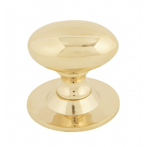 From the Anvil Oval Cupboard Knobs in Polished Brass from Cheshire