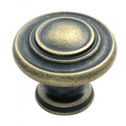 Antique Brass Traditional Cupboard Knob From Cheshire Hardware