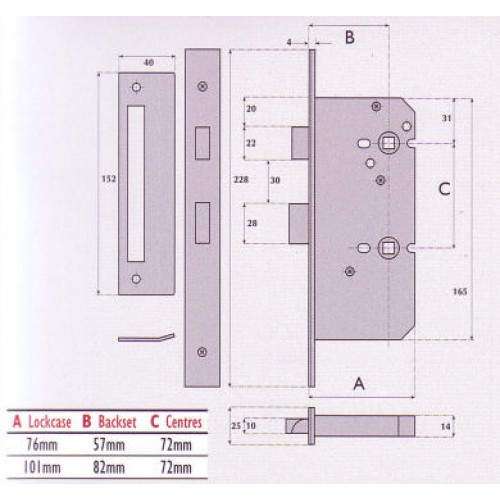 Guardian Locks Imperial Locks G72G8020 G8021 DIN Bathroom Locks In