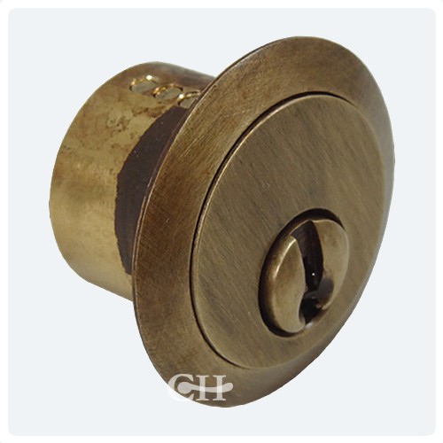 Antique Bronze Chrome Brass and Satin Euro Profile and Rim Lock