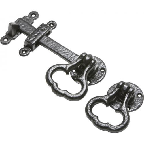 Kirkpatrick 1246 Ring Gate Latches in Black Argent Or Pewter Finish ...