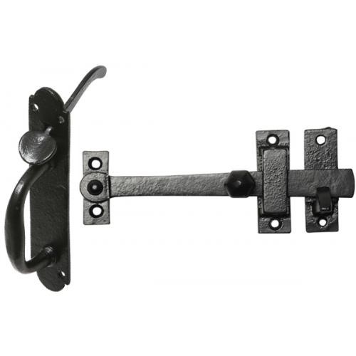 Kirkpatrick 3622 Thumb Latch Or Suffolk Latch In Black Argent Or